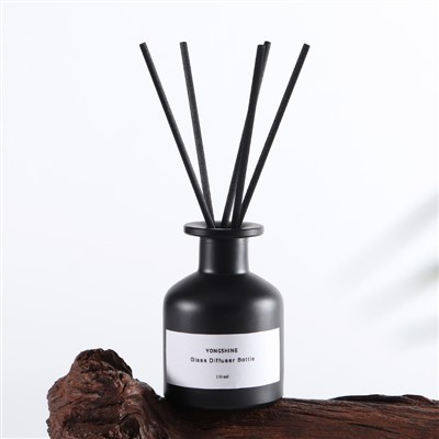 Matné čierne fľaše s difúzorom